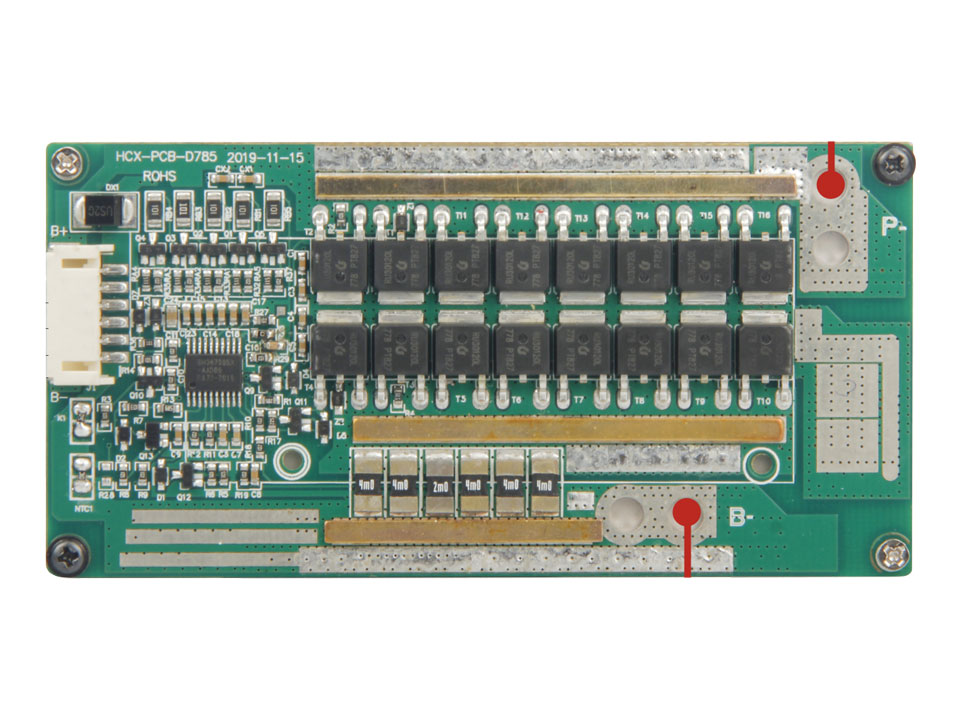 3串36A同口鋰電池保護板方案