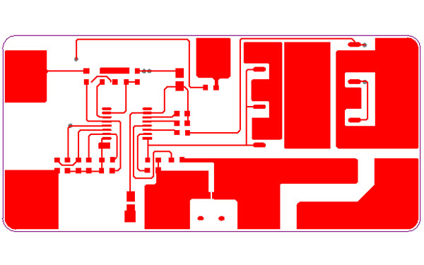 3串8A動力電池保護板方案(圖3) 焊盤描述